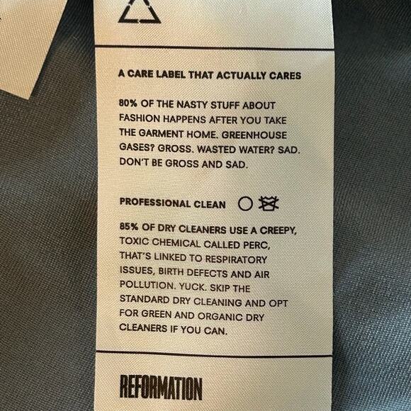 Reformation blue gray holiday velvet Chrissy wrap silk blend mini dress size S - Picture 8 of 8